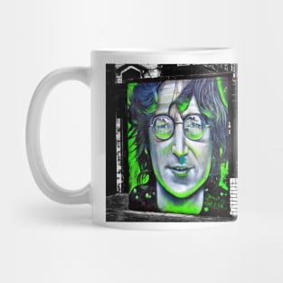 John Lennon Mural Street Art Camden Town London Mug